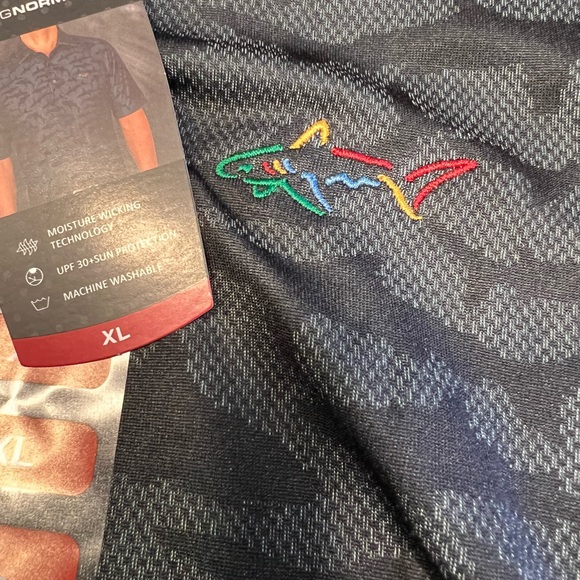 Greg Norman SHARK shirt. XL. men’s ‼️ NWT.  KILLER Awesome shirt. - Picture 2 of 5
